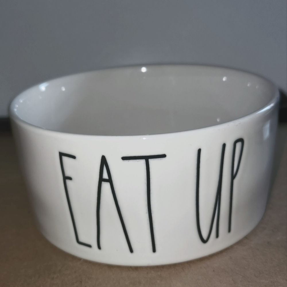 Rae Dunn "Eat Up" Pet Bowl